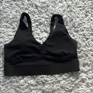 Black Women's sports bra